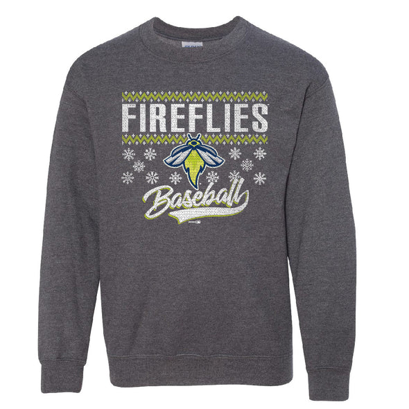 Columbia Fireflies Youth Grey Flakes Crewneck