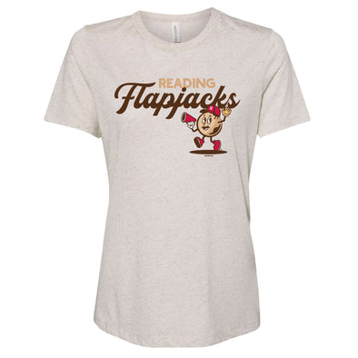 Bimmridder Women's Oatmeal Reading Flapjacks T-Shirt