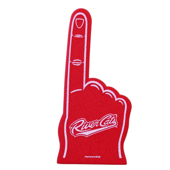 FOAM FINGER RED, SACRAMENTO RIVER CATS