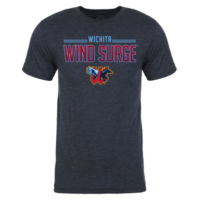 Wichita Wind Surge Adult Navy Formal Tee