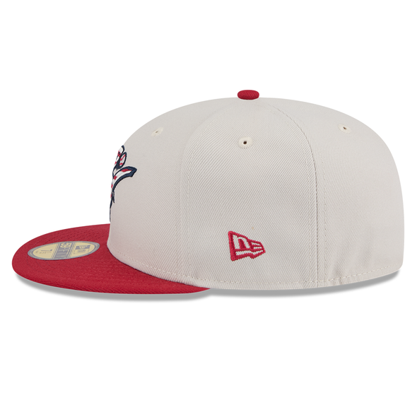 Clearwater Threshers New Era 59FIFTY 2024 Fourth of July Cap