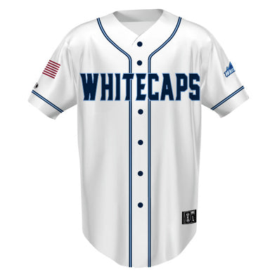 West Michigan Whitecaps Freestyle Full Button Jersey - CUSTOM ORDER