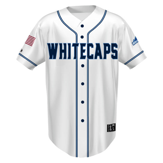 West Michigan Whitecaps Freestyle Full Button Jersey - CUSTOM ORDER