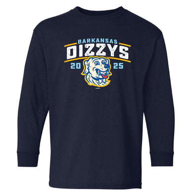 Barkansas Dizzys Bimm Ridder Youth LS Tee