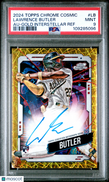 Lawrence Butler 2024 Topps Cosmic Chrome Auto #LB Gold