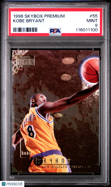 Kobe Bryant 1996 Skybox Premium #55 PSA 9 – Minor League Baseball