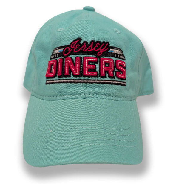 Jersey Diners Adult Wordmark Unstructured Slide Buckle Cap