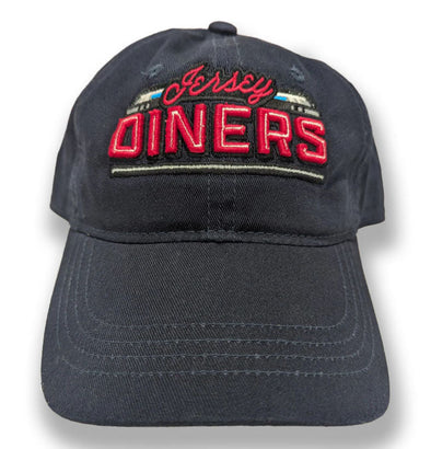 Jersey Diners Adult Wordmark Unstructured Slide Buckle Cap