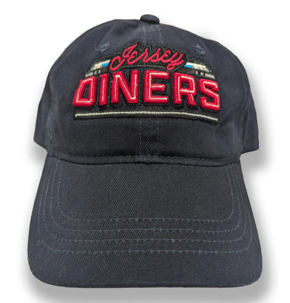 Jersey Diners Adult Wordmark Unstructured Slide Buckle Cap