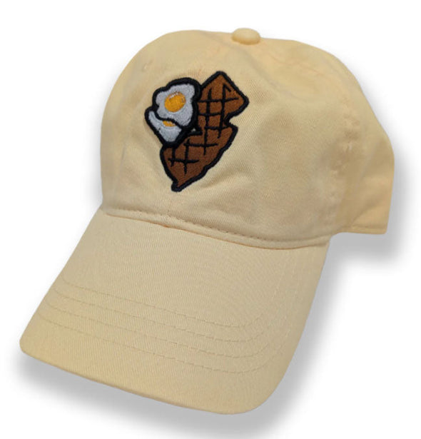 Jersey Diners Adult Jersey Diners State & Eggs Unstructured Slide Buckle Cap