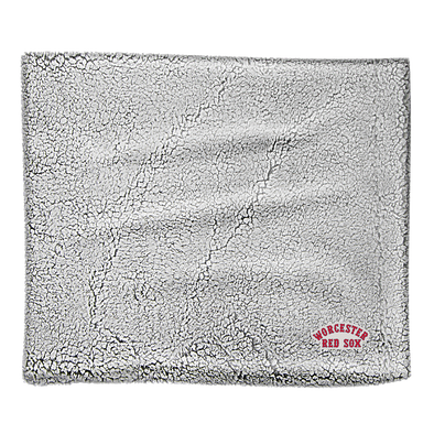 Frosty Gray WRS Sherpa Blanket