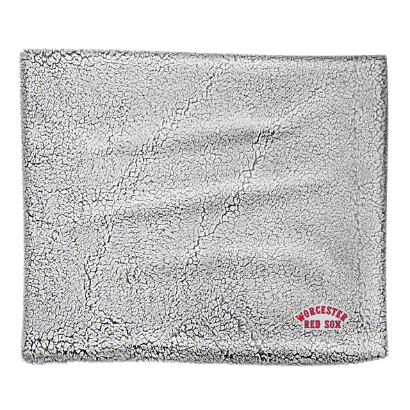 Frosty Gray WRS Sherpa Blanket