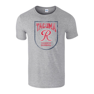 Tacoma Rainiers Gray Shield Tee