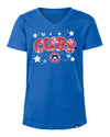 New Era South Bend Cubs Girls Flip Tee