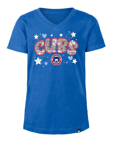 South Bend Cubs New Era Girls Flip Tee