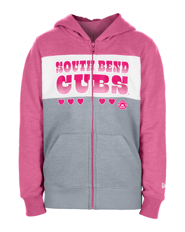 South Bend Cubs New Era Girls Full-Zip