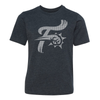108 Stitches Navy Youth Glow in the Dark F-Fist Tee
