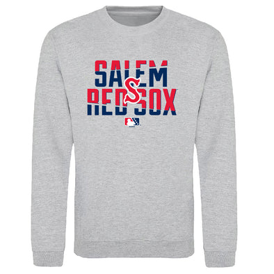 Salem Red Sox Bimm Ridder Youth Grey Sweatshirt