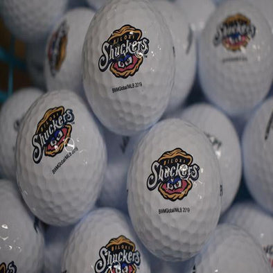 Biloxi Shuckers Ball-Golf with Primary Logo
