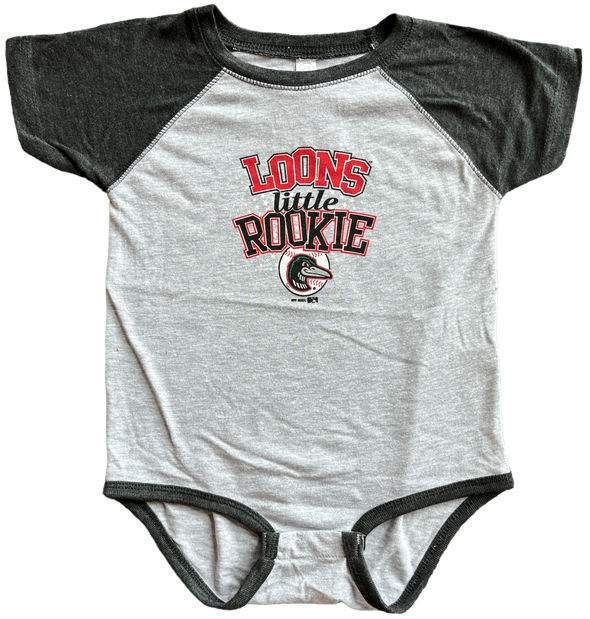 Great Lakes Loons Bimm Ridder Infant Bodysuit - Gray