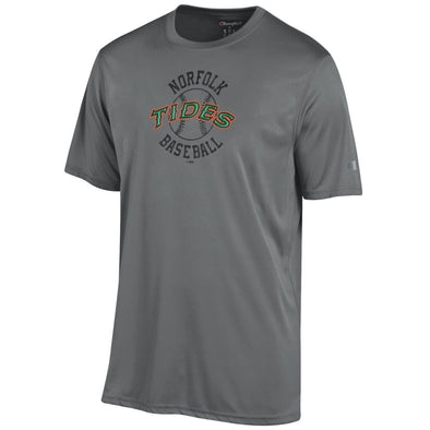 Norfolk Tides Men's Champion Gray T-Shirt