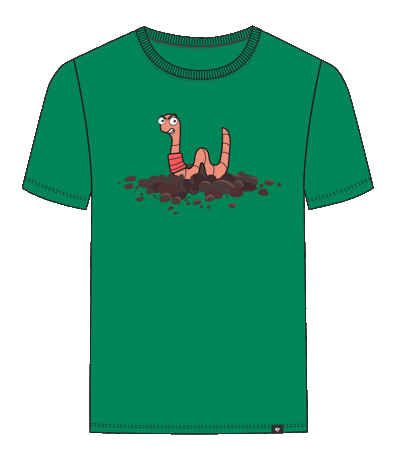 Worcester Red Sox '47 Green Worms Wicked W SR Tee