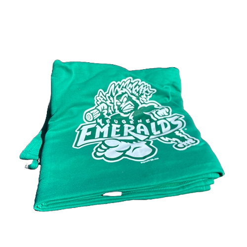 Eugene Emeralds MV Sport Kelly Green Blanket