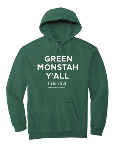 Greenville Drive Green Monstah Y'all Comfort Colors Hoodie
