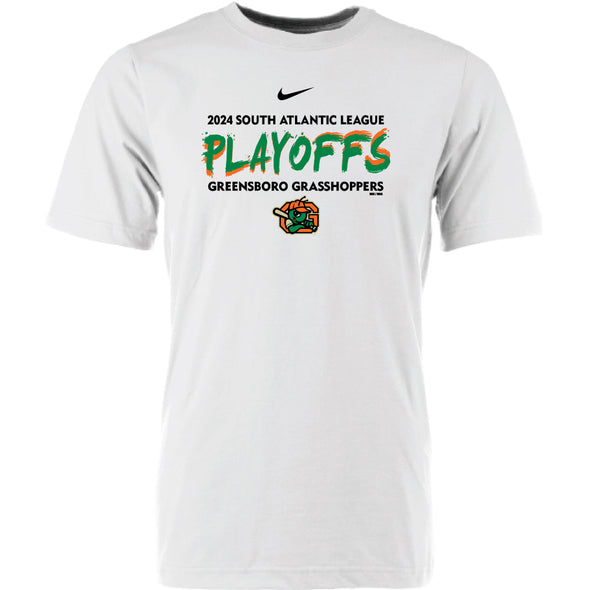 Adult Nike White Playoffs Tee