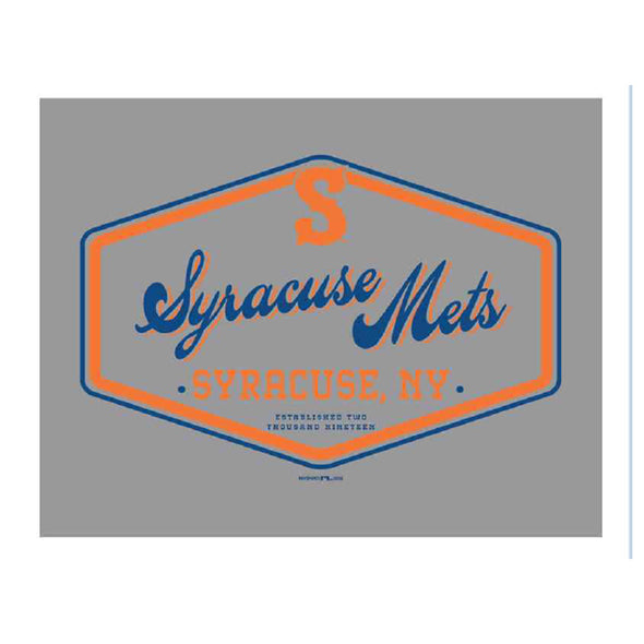 Syracuse Mets MV Heather Blanket