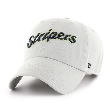 Gwinnett Stripers '47 Grey Wordmark Script Clean Up Cap