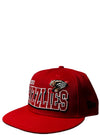 Red Grizzlies Lettering Snapback