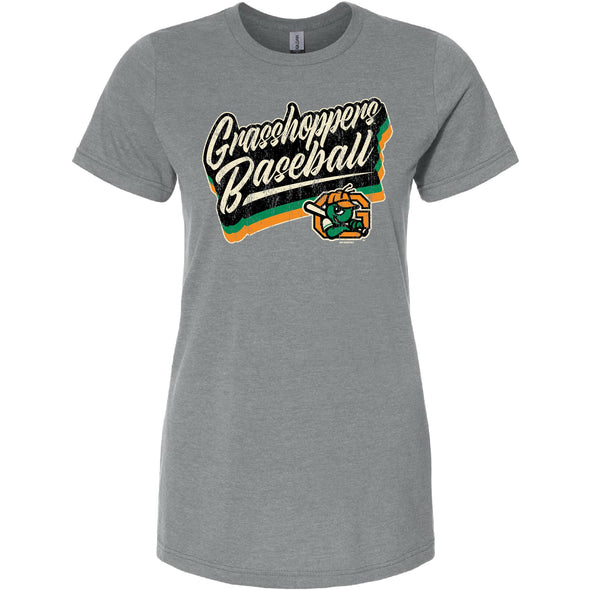 Ladies Grey Groovin' Softstyle Tee