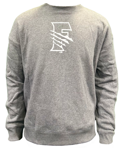 Women's Grey Champion Crew Neck Sweater
