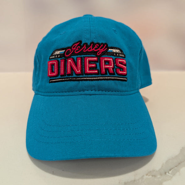 Jersey Diners Adult Wordmark Unstructured Slide Buckle Cap