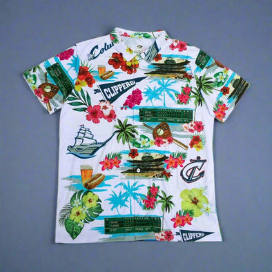 Columbus Clippers OT Sports Hawaiian Button Up Shirt