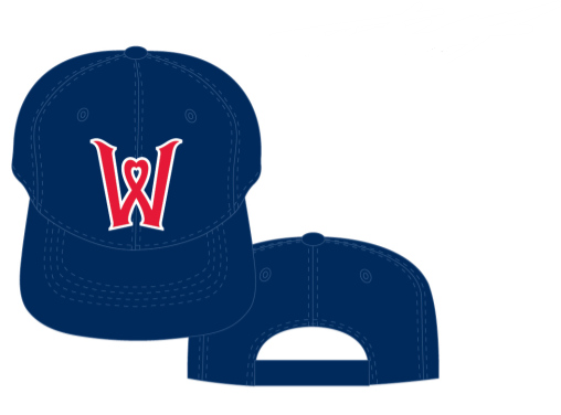 Worcester Red Sox Navy Heart W Replica Br Hat