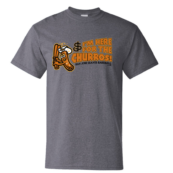 San Jose Giants Bimm Ridder Here for the Churros Tee