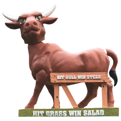 Durham Bulls Hit Bull Win Steak Bobblehead 2.0