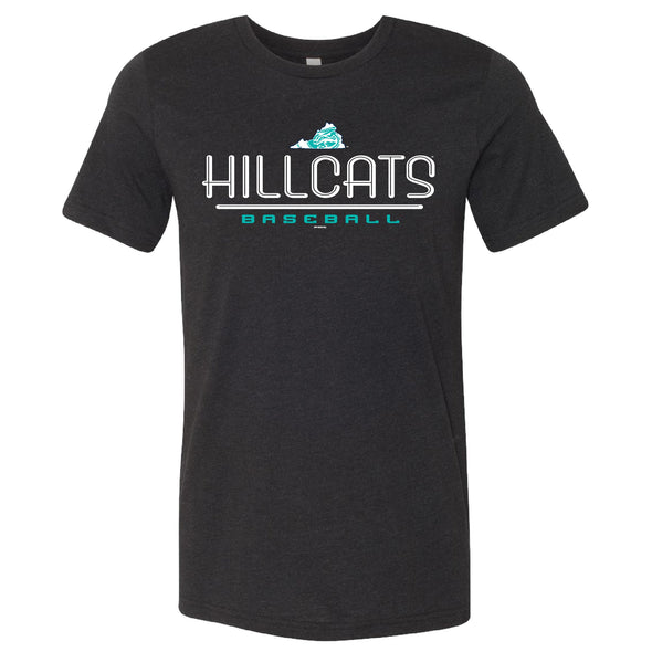 Lynchburg Hillcats Virginia Baseball Black Heather Premium Tee
