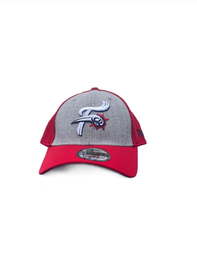 New Era 39THIRTY Red and Grey F-Fist Hat
