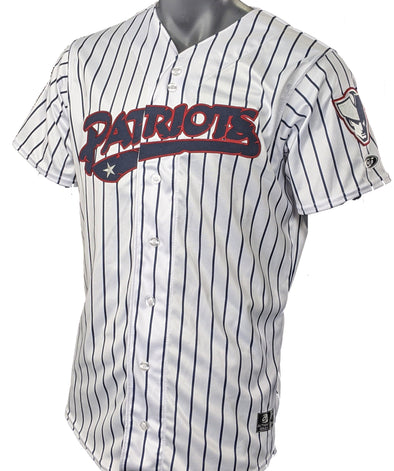 Somerset Patriots Adult Home Pinstripe Replica Retail Jersey