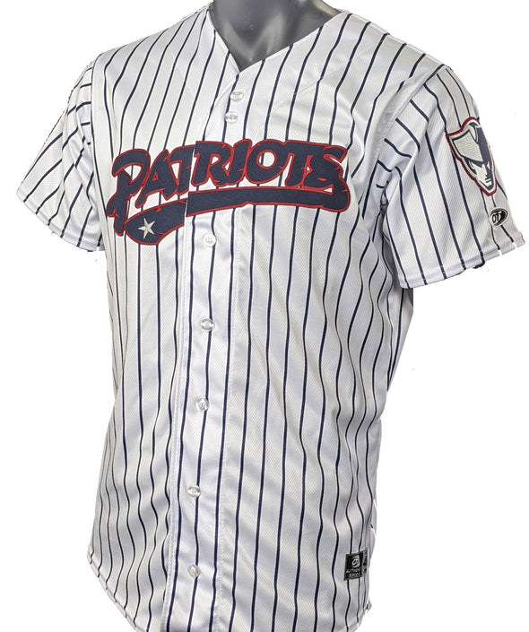 Somerset Patriots Adult Home Pinstripe Replica Retail Jersey