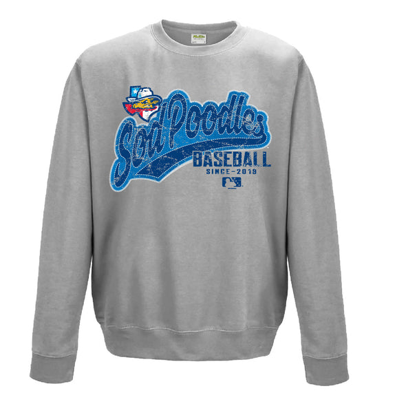 Amarillo Sod Poodles Grey Hoodwink State Crewneck