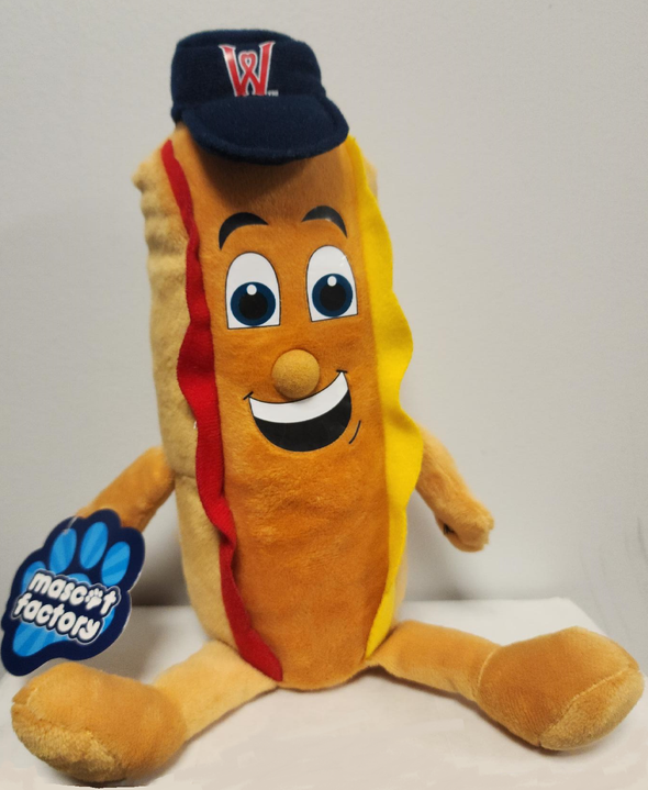 Worcester Red Sox Hot Dog Plush