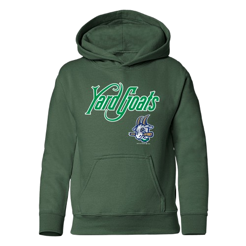 Hartford Yard Goats Soft As A Grape Youth Hooded Sweatshirt - Willow