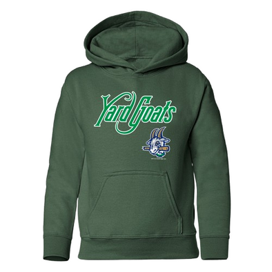 Hartford Yard Goats Soft As A Grape Youth Hooded Sweatshirt - Willow