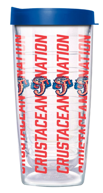 Jacksonville Jumbo Shrimp Jardine 16oz Crustacean Nation Tumbler w/ Lid