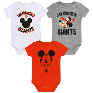 DISNEY SF 3PK ONESIES