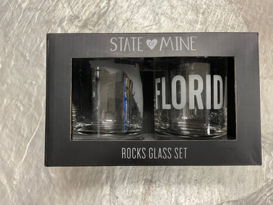 Drink Local Rocks Glass Set